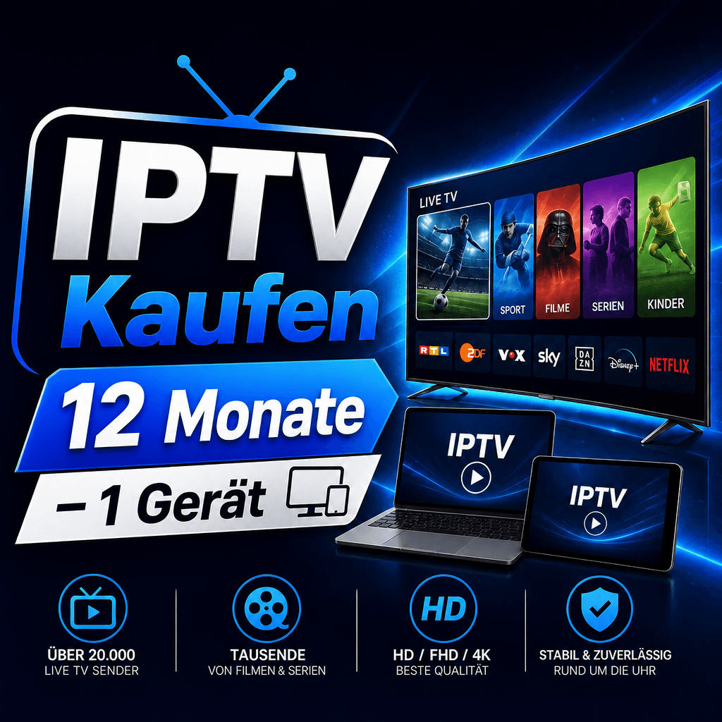 IPTV Kaufen 12 Monate – 1 Gerät — german tv channels
