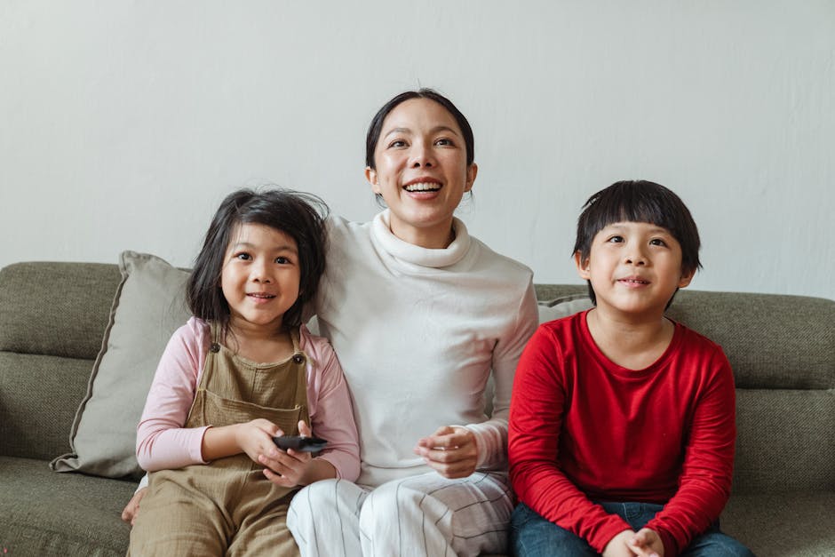 Family Watching Tv
