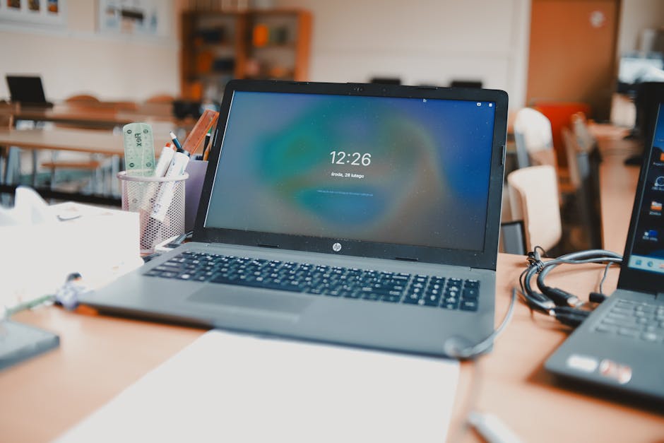 Laptop Anmeldung Bildschirm