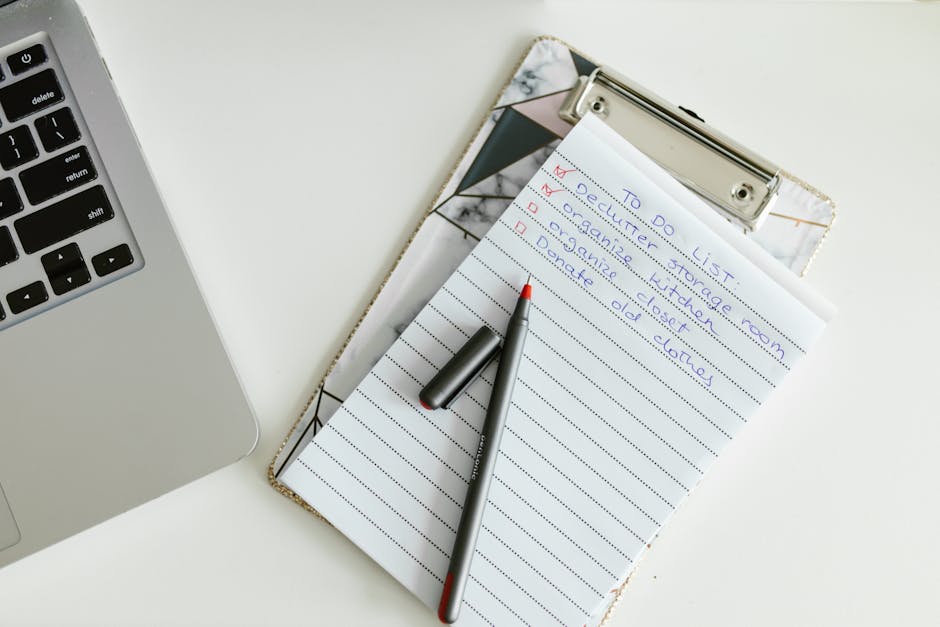 Checklist Clipboard