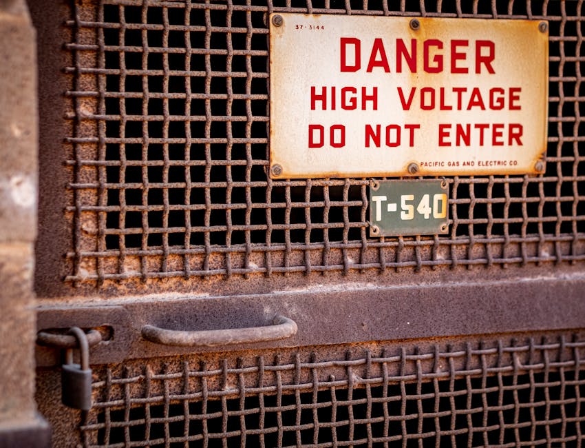 Warning Sign Laptop