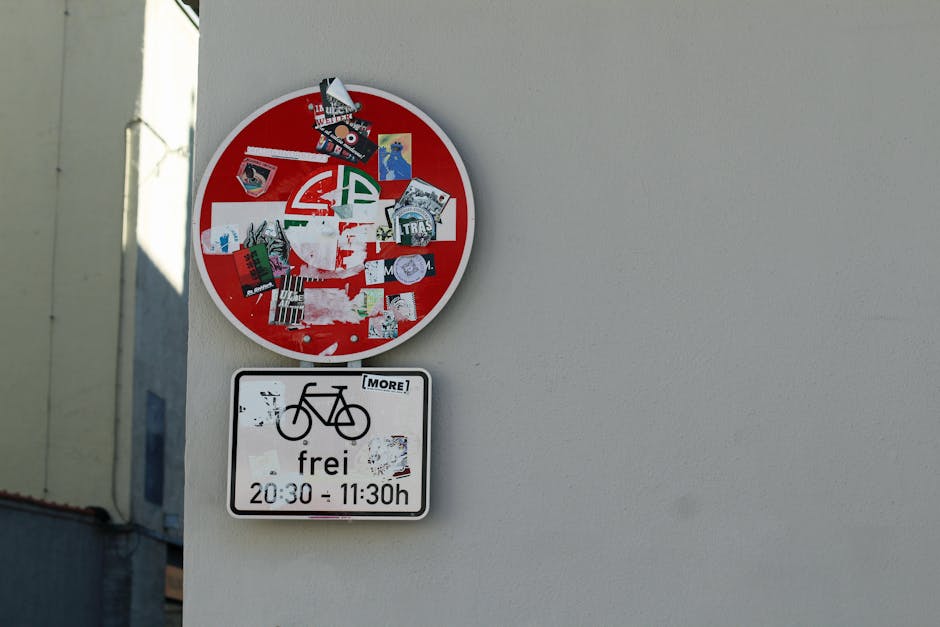 Warnschild Laptop