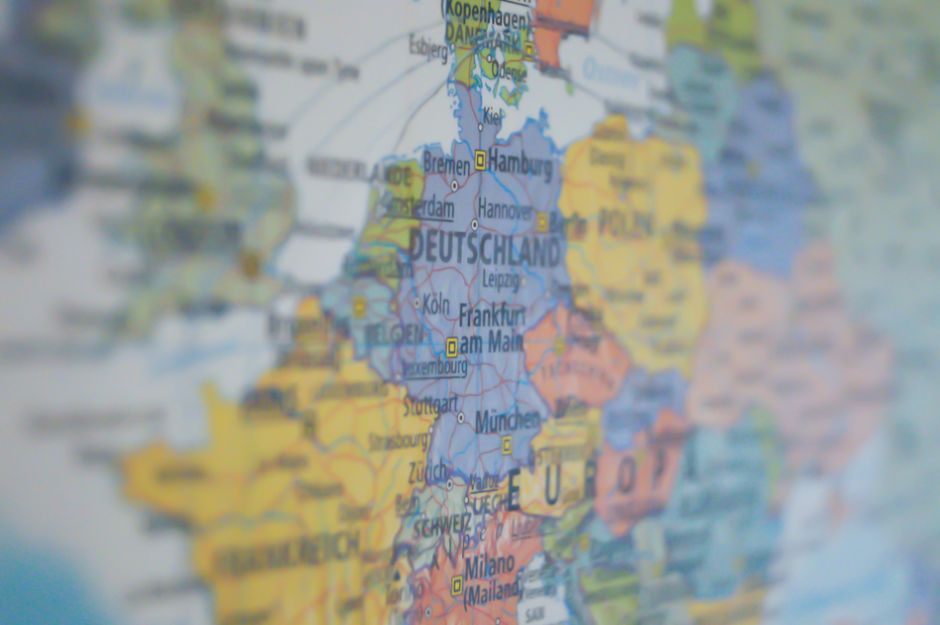 Germany cities map digital TV