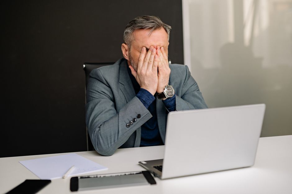 frustrated man tv contract