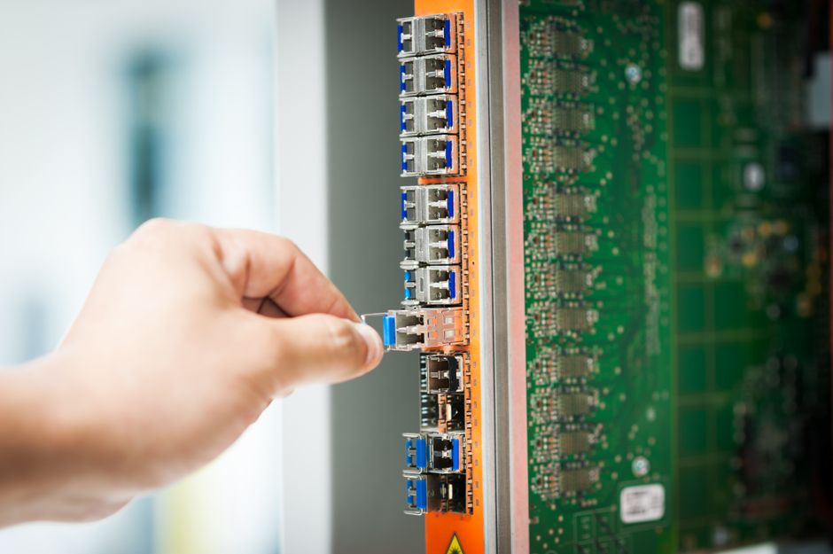 glasfaser router anschluss haushalt