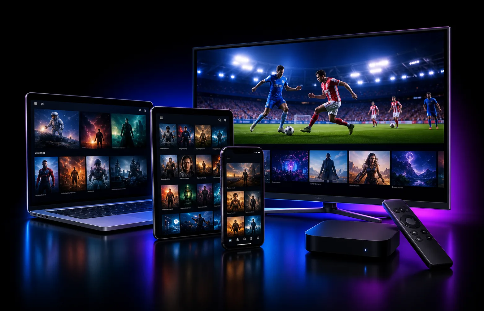 IPTV-Streaming auf mehreren Geräten